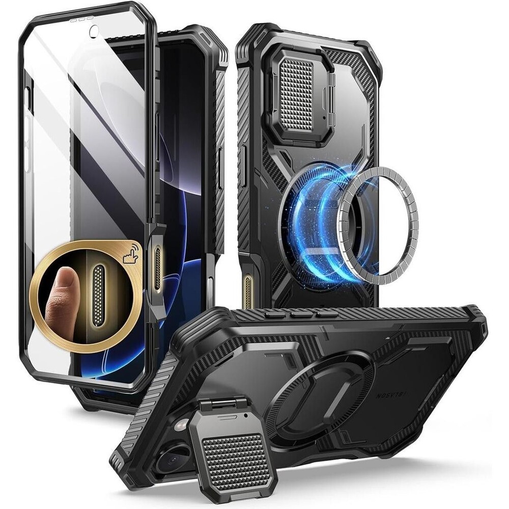 i-Blason Armorbox for iPhone 16 Pro Max Case MagSafe w/ Screen Protector